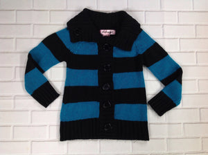 PINK ANGEL Black & Blue Sweater