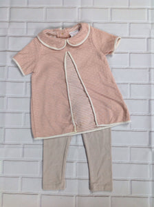 PIPER & POSIE Pink & Beige 2 PC Outfit