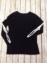 PLACE Black & White Skeleton Top