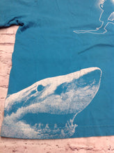 PLACE Blue & White Shark Top