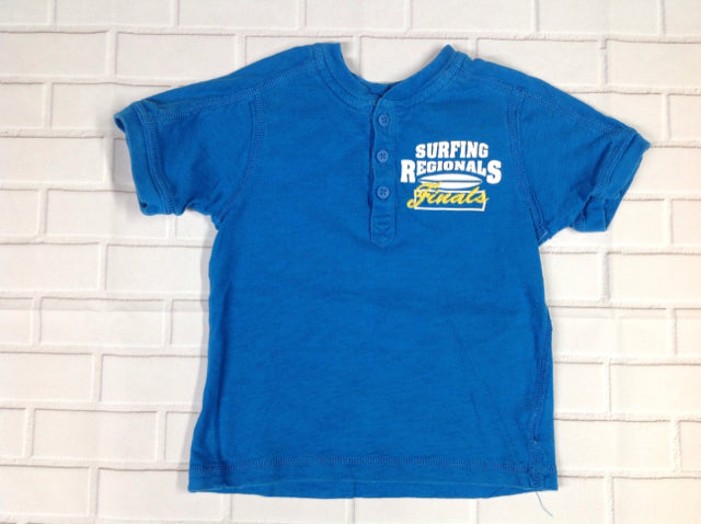 PLACE Blue & White Top