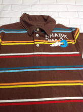 PLACE Brown Print Stripes Top