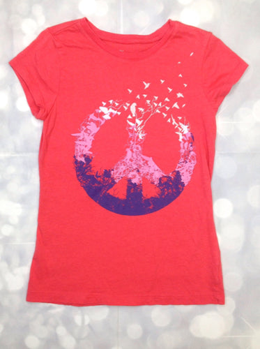PLACE Coral Print Top