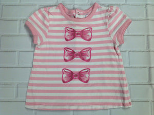 PLACE Pink & White Top
