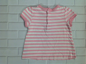 PLACE Pink & White Top