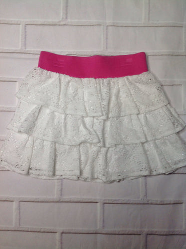 PLACE White & Pink Skirt