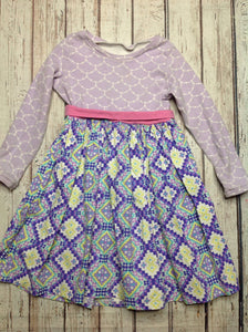 PURPLE & YELLOW Dress