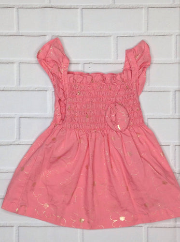 Park Bench Kids Pink & Gold Top