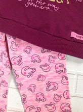 Peppa Pig MAROON & PINK PEPPA PIG 2 Piece Set