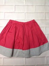 Petit Bateau Pink & Gray Skirt