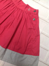 Petit Bateau Pink & Gray Skirt