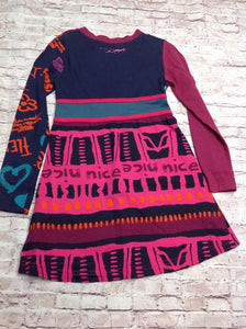 Pink & Blue Dress