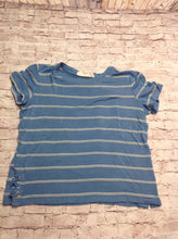 Pink Republic Blue & White Top