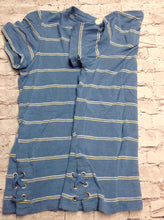Pink Republic Blue & White Top
