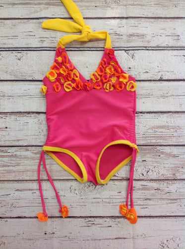 Pink & Yellow Swimwear