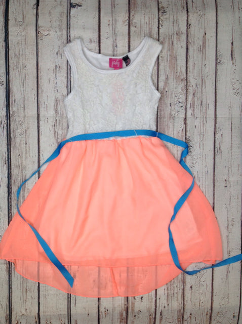 Pinky ORANGE & WHITE Dress