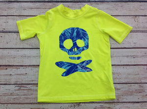 Place Sport Yellow Print Swimwear