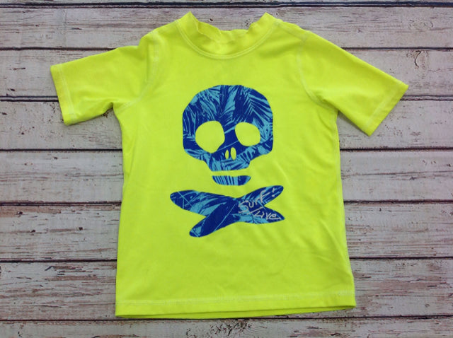 Place Sport Yellow Print Swimwear