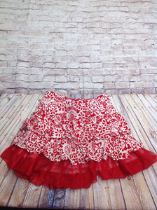 Polly Flinders Red & White Skirt