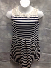 Poof Girl Navy Print Dress