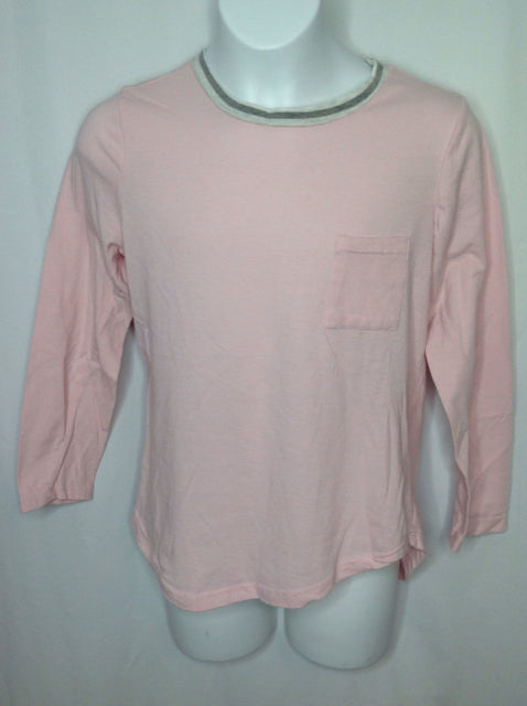 Poof Girl Pink & Gray Top