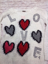 Poof Girl White Print Sweater