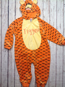 Pooh Orange & Yellow Tigger Costume