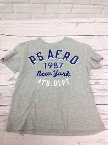 Ps From Aeropostale Gray Logo Top