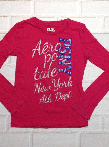 Ps From Aeropostale Pink & Blue Top