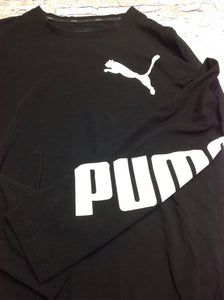 Puma Black & White Logo Top