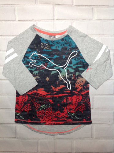 Puma GRAY PRINT Top