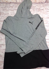 Puma Gray & Black Logo Top