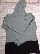 Puma Gray & Black Logo Top