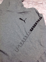 Puma Gray & Black Logo Top