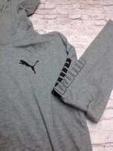 Puma Gray & Black Logo Top
