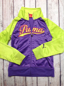 Puma PURPLE & LIME Sweatshirt