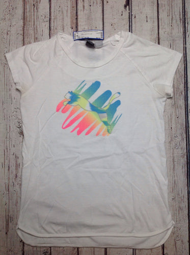 Puma White Print Top