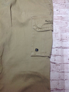 Quicksilver Tan Solid Pants