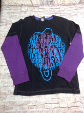 RAMPED UP Black & Purple BIKE Top