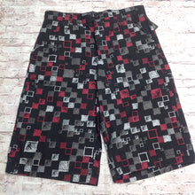 RAMPED UP RED, BLACK, GRAY Squares Shorts