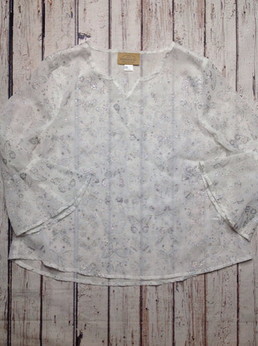 ROEBUCK & CO. White & Gold Top