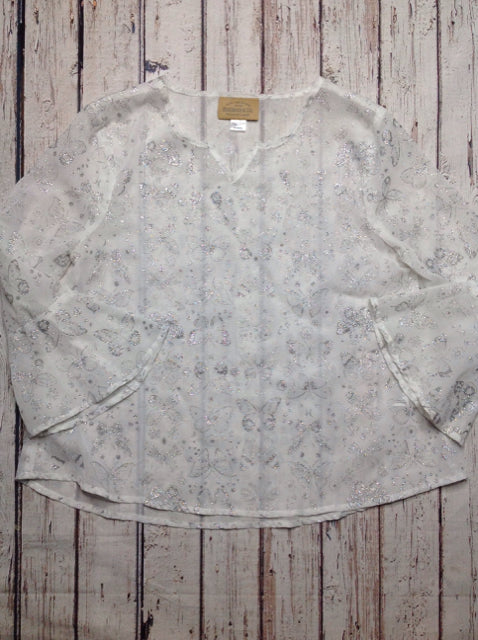 ROEBUCK & CO. White & Gold Top