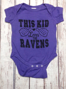 RabbitSkins Purple & Black Top