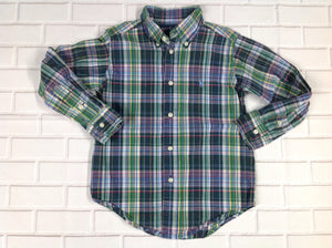 Ralph Lauren Green Print Top