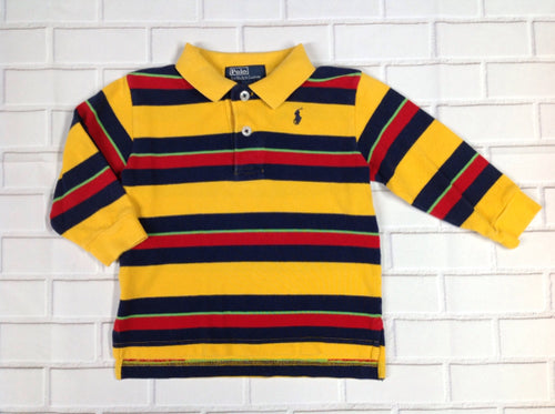 Ralph Lauren YELLOW & BLUE Top