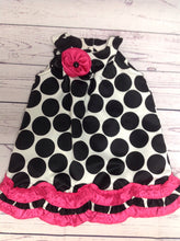 Rare Editions Black & White Dots Dress