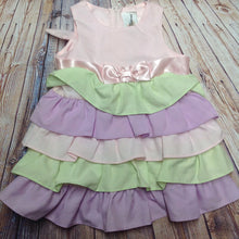 Rare Editions Pink & Green Dress