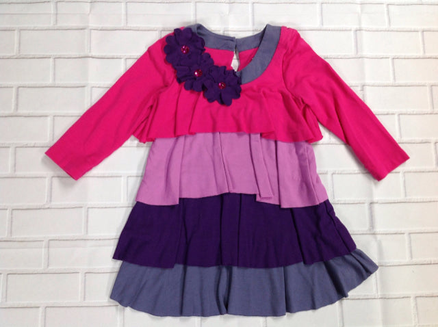 Rare Editions Pink & Purple Dress