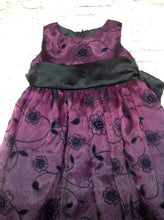 Rare Editions Purple & Black Dress