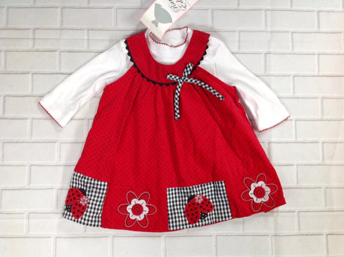 Rare Editions Red Print Dress